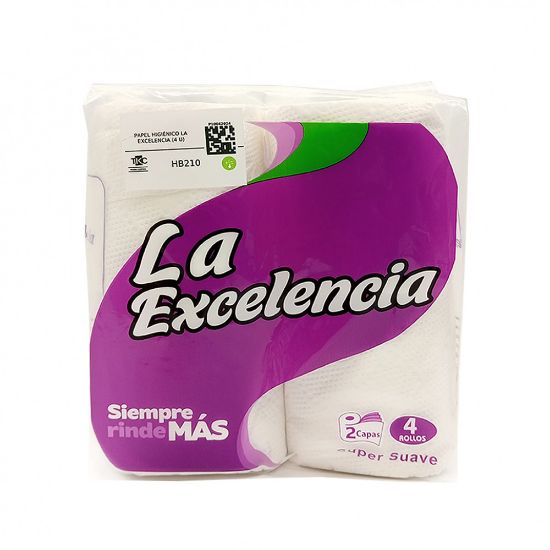 Imagen de Papel higiénico La Excelencia (4 U)