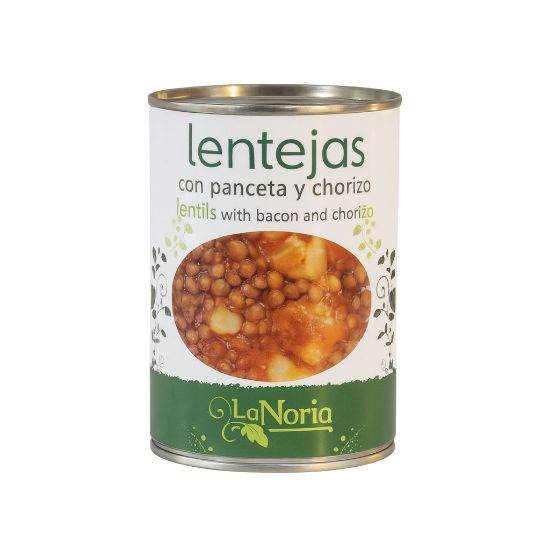 Imagen de Lentejas con panceta y chorizo La Noria (420 g)