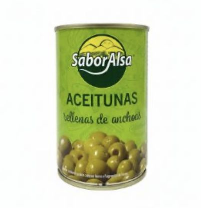 Imagen de Aceitunas Rellenas de Anchoas SaborAlsa (280 g)