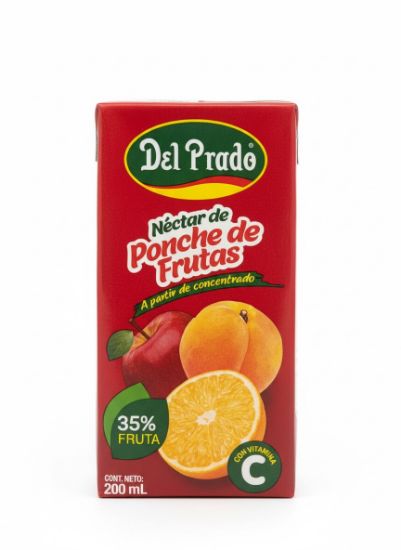 Imagen de Néctar de ponche de frutas Del Prado (200 ml)