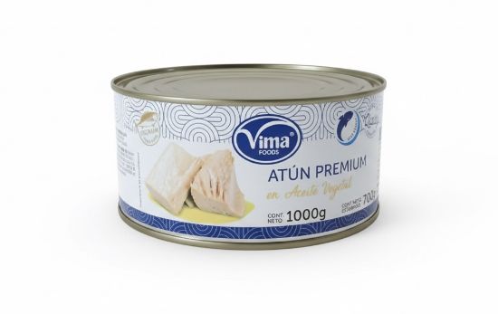 Imagen de Atún Premium Vima en Aceite Vegetal (1000 g)